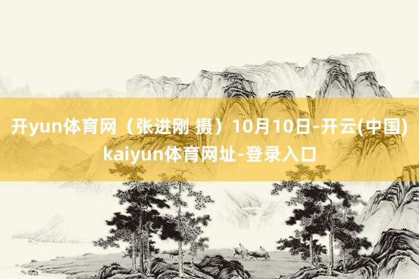 开yun体育网(张进刚 摄)10月10日-开云(中国)kaiyun体育网址-登录入口
